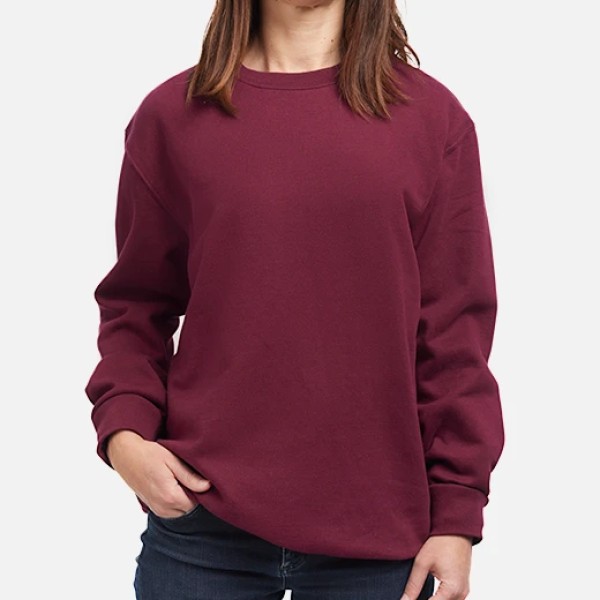 sudadera sin capucha basica - sin dibujo