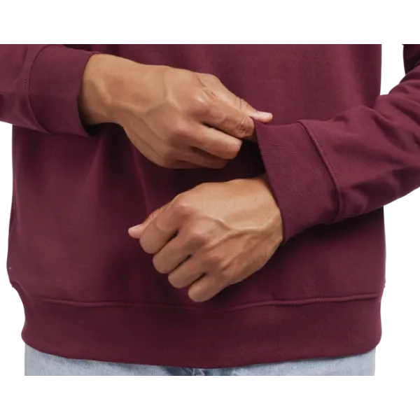 sudadera sin capucha basica - sin dibujo