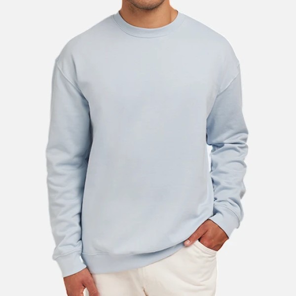 sudadera sin capucha basica - sin dibujo