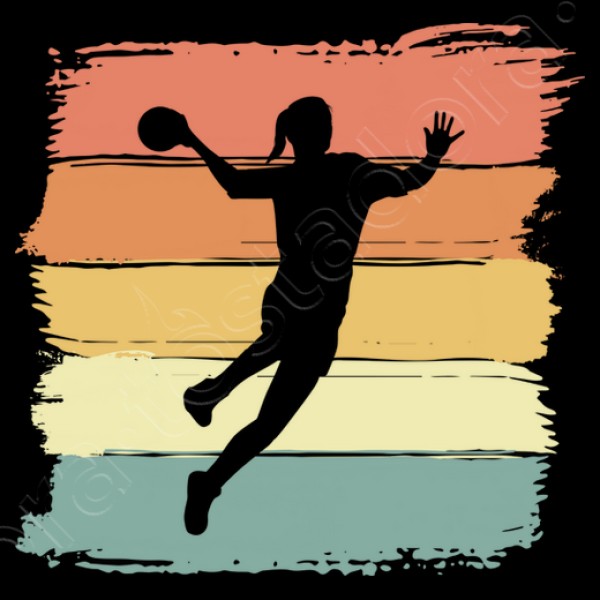 balonmano retro vintage para balonmano