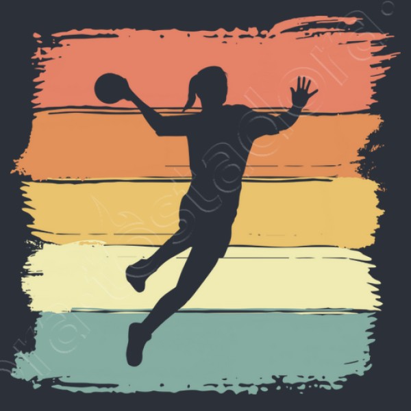 balonmano retro vintage para balonmano