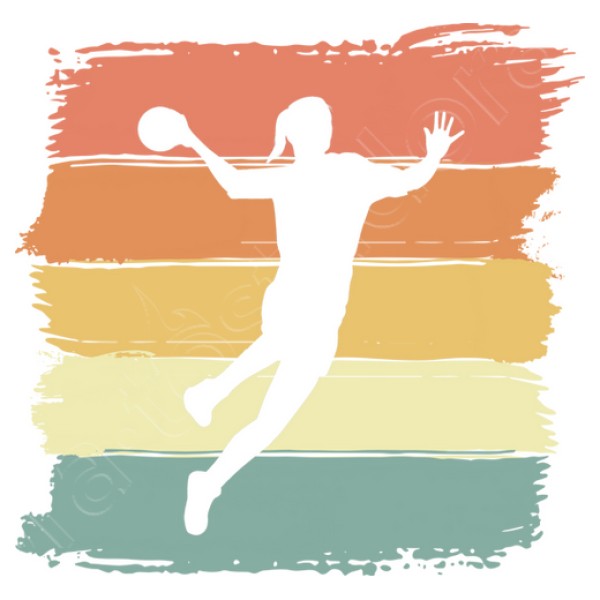 balonmano retro vintage para balonmano