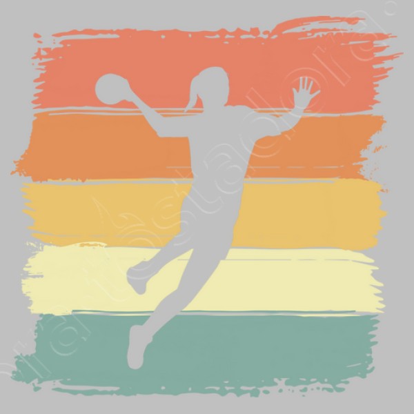 balonmano retro vintage para balonmano