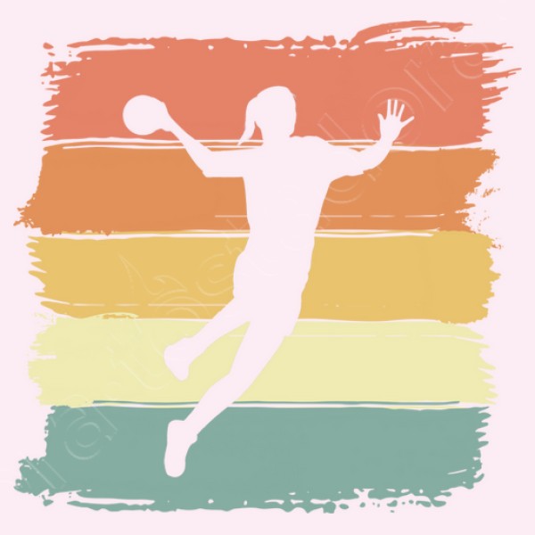 balonmano retro vintage para balonmano