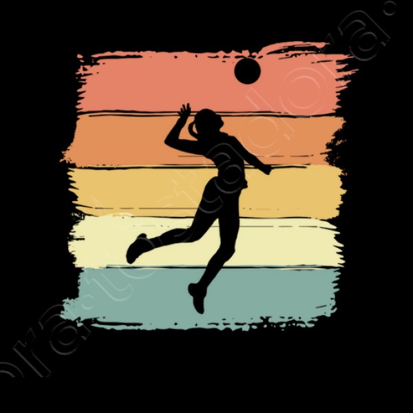 voleibol retro vintage para voleibol