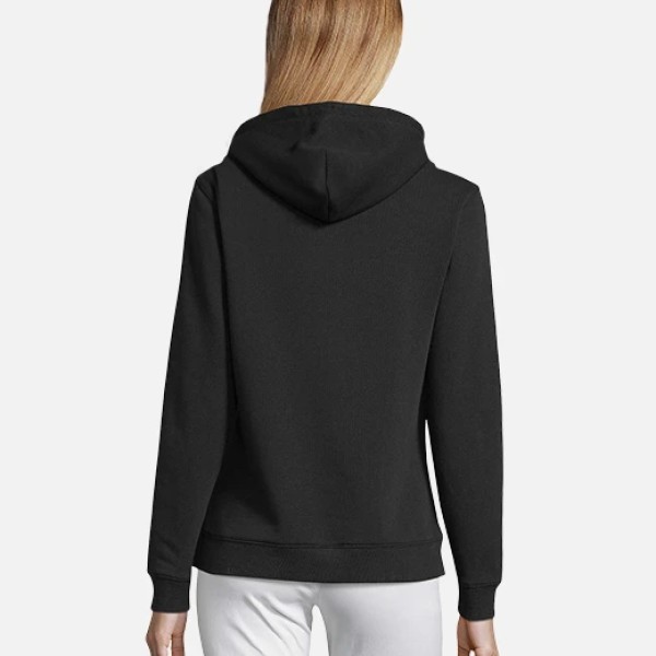 Rebelde-Mujer, jersey con capucha, blanco