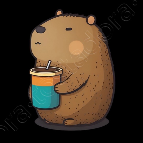 capibara con cafu00e9
