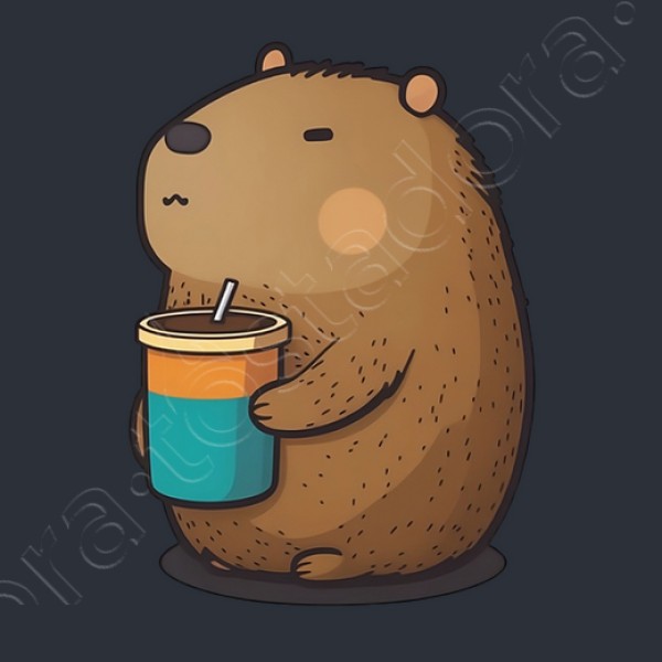 capibara con cafu00e9