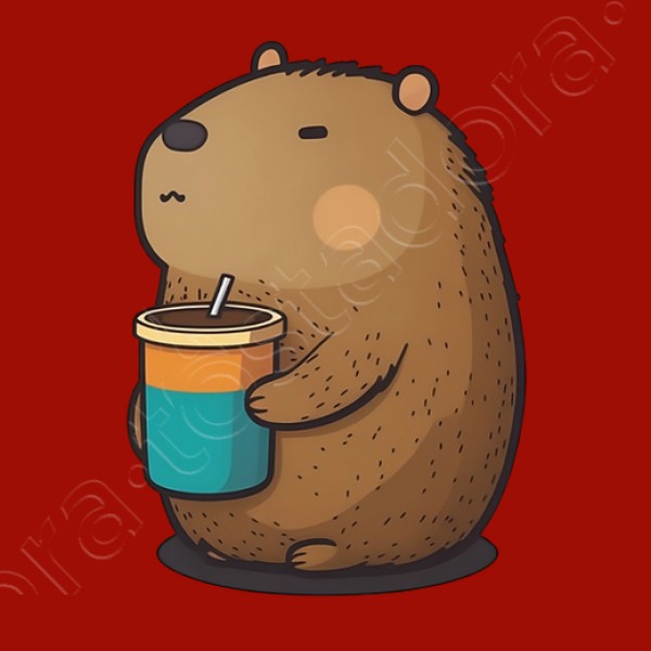 capibara con cafu00e9