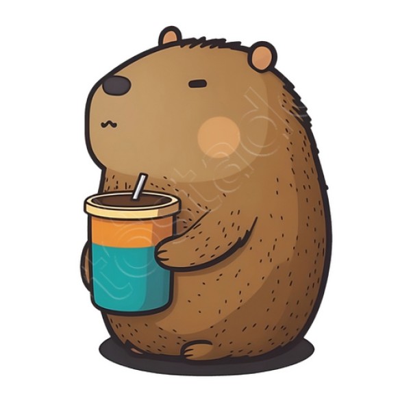 capibara con cafu00e9