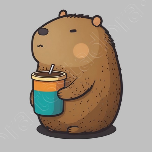 capibara con cafu00e9