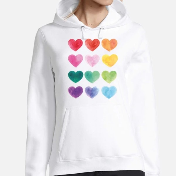 Corazones de colores