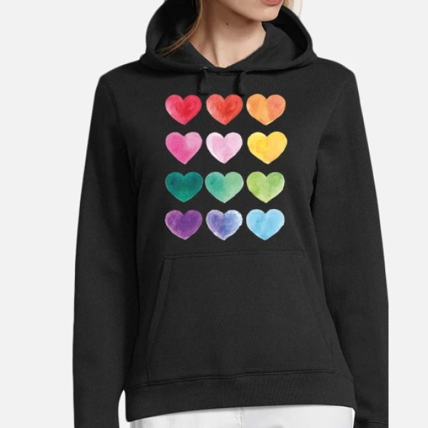 Corazones de colores