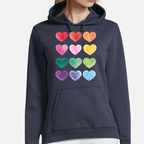 Corazones de colores