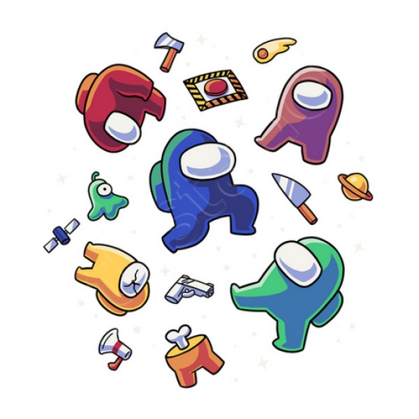 Impostors in Space - Among Us Crewmates