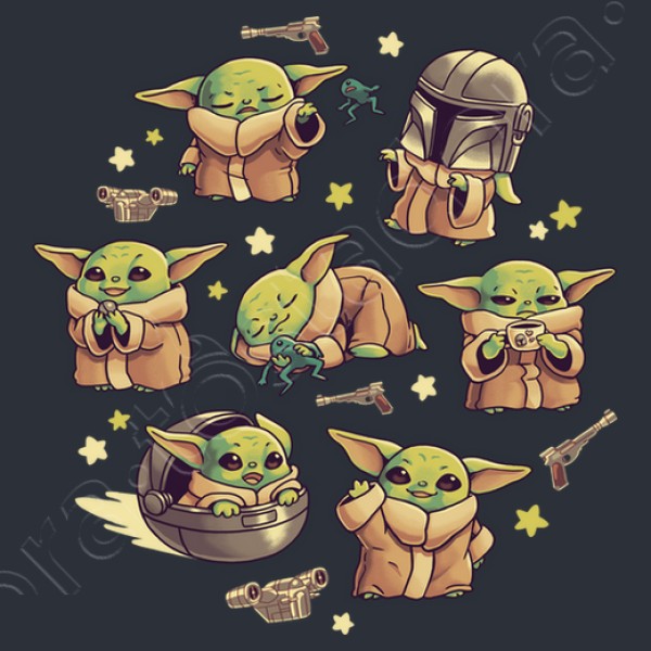 Baby Yoda Mandalorian Cute Child Kawaii