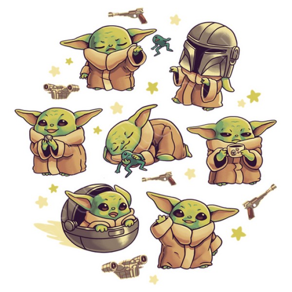 Baby Yoda Mandalorian Cute Child Kawaii