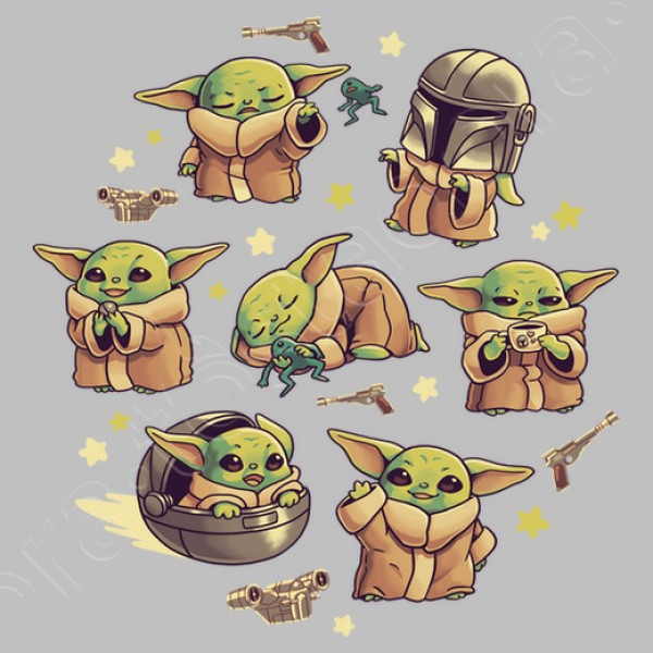 Baby Yoda Mandalorian Cute Child Kawaii