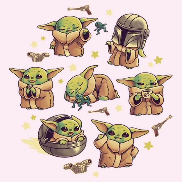Baby Yoda Mandalorian Cute Child Kawaii
