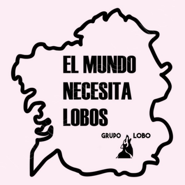 El mundo necesita lobos. Sudadera mujer capucha
