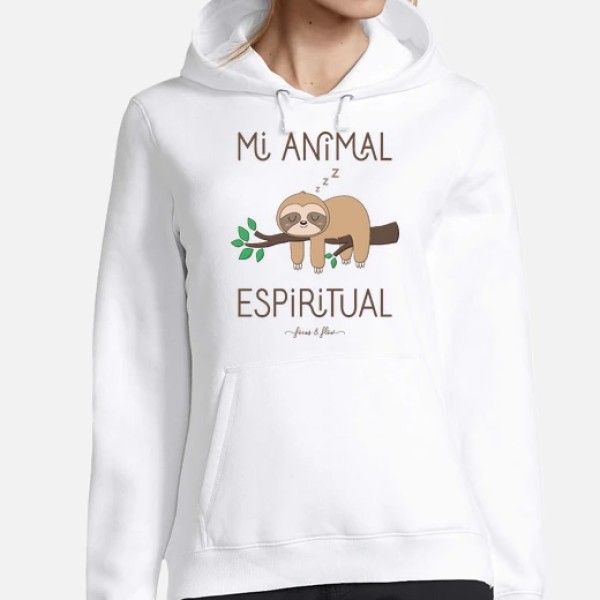 Sudadera Mujer, El perezoso es mi animal espiritual
