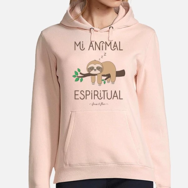 Sudadera Mujer, El perezoso es mi animal espiritual