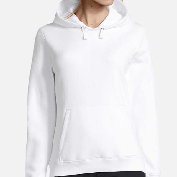 Sudadera capucha gris mujer
