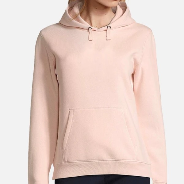 Sudadera capucha gris mujer